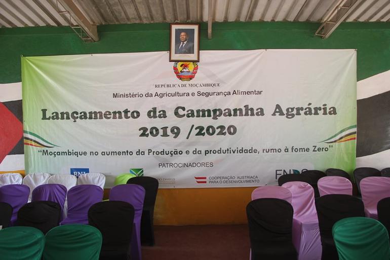 Sofala palco das cerimónias do Lançamento da Campanha Agrária 2019-20