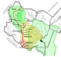 Mapa de Gorongosa
